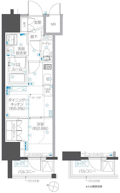 ZOOM本郷 間取り図