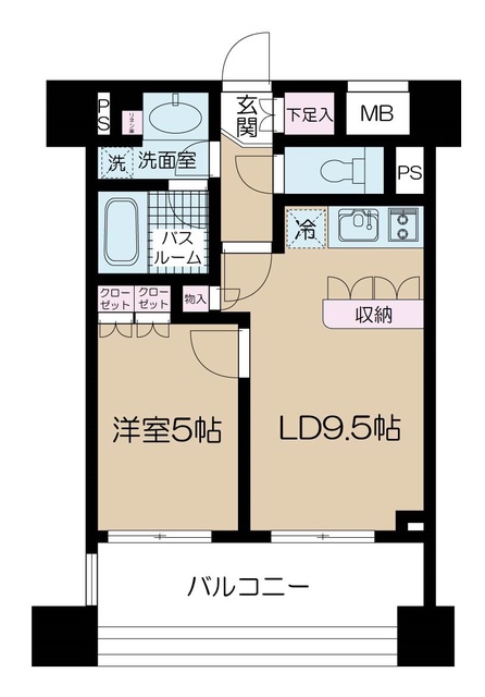 プライア渋谷 間取り図