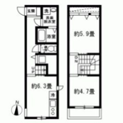 ドルチェ池尻 間取り図