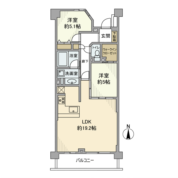 パークホームズ世田谷梅丘 間取り図