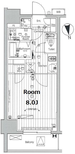 プロスタイルウェルス品川戸越MD 間取り図