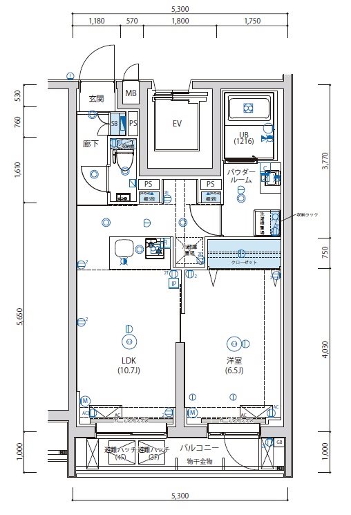 アルテシモアクレ 間取り図