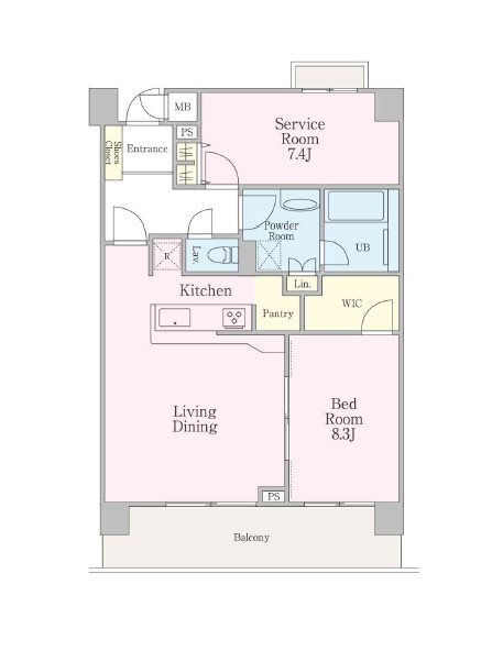 グラマシー恵比寿 間取り図