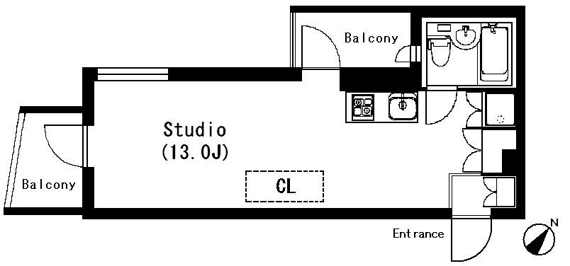 ラティエラ武蔵小山 間取り図