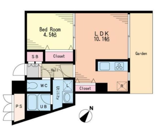 フェリックガーデン  間取り図