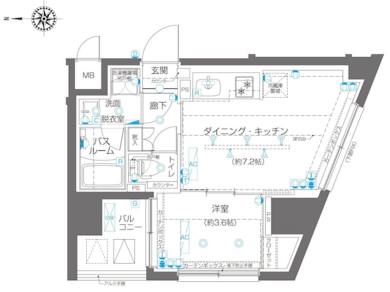 ZOOM高田馬場 間取り図