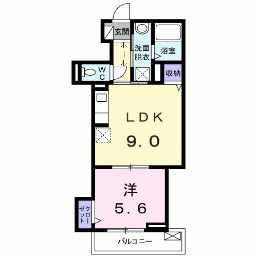 ハウス・オルコット 間取り図