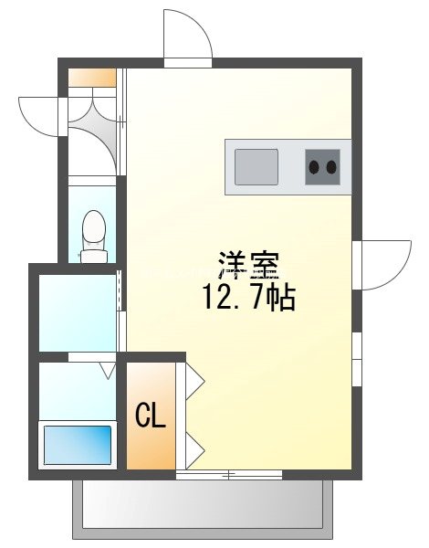 ノーブルヴィラージュ城山 間取り図