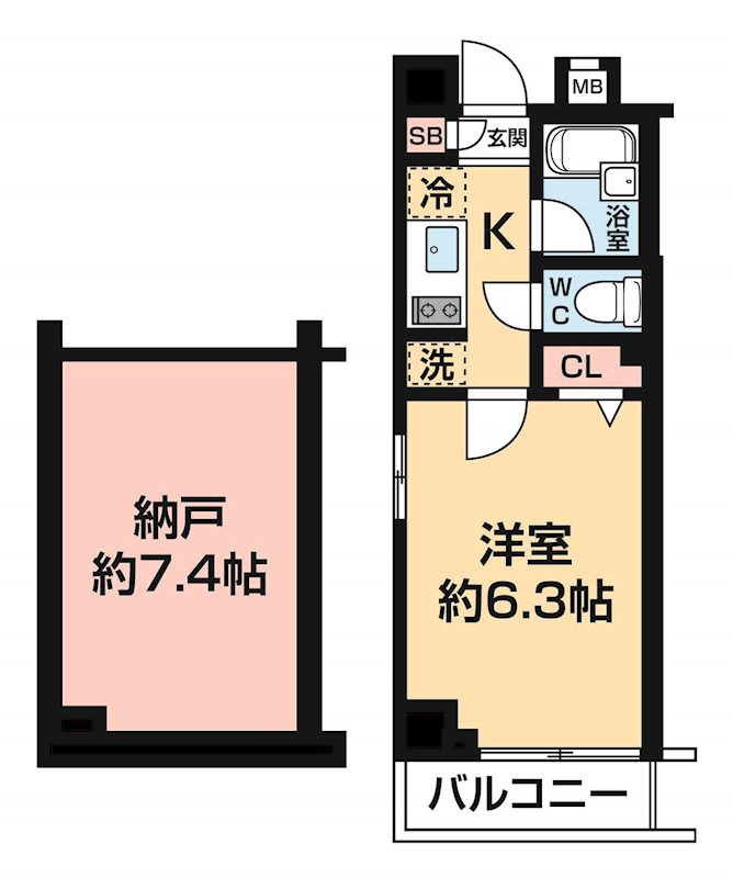 ブライズ新宿中井 間取り図