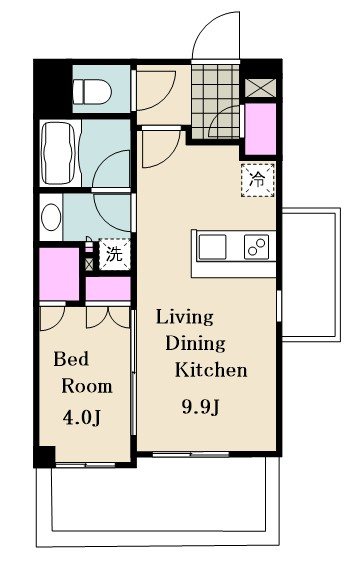Brillia早稲田鶴巻町 間取り図