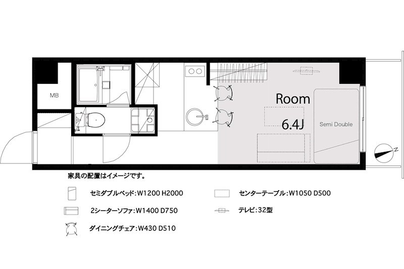 ロイヤルハイツ新宿御苑 間取り図