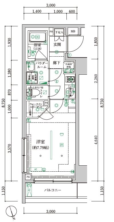 アルテシモサグラ 間取り図