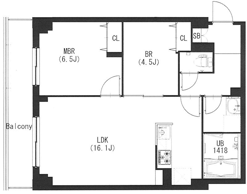 エスティメゾン都立大学 間取り図