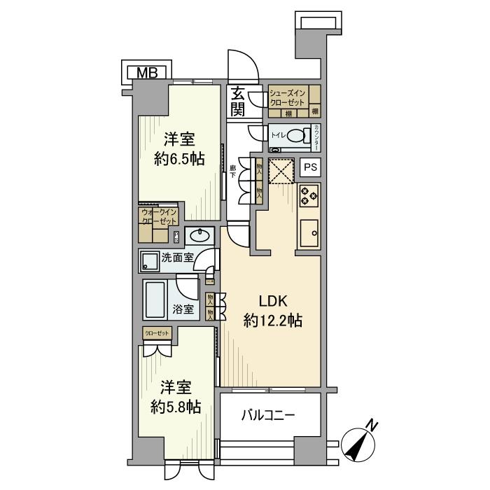 プレミスト文京千石 間取り図