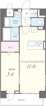 フェリシータ戸山 間取り図