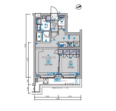 ブライズ高井戸ＤＵＥ 間取り図