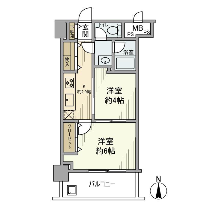 新宿御苑ダイカンプラザ 間取り図