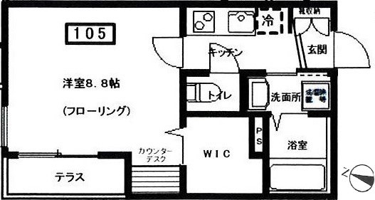 エンゼ桜新町 間取り図