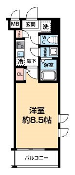 ＡＲＴＥＳＳＩＭＯ ＧＩＮＯ 間取り図