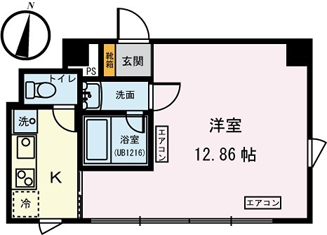 パルク北参道 間取り図