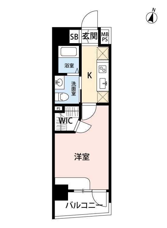 ザ・レジデンス・オブ・トーキョーY11 302号室 間取り