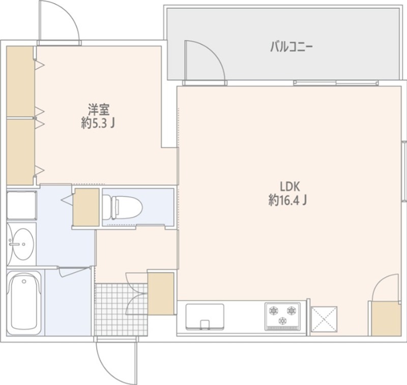 GranDuo下北沢VIII 402号室 間取り