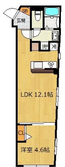 中野レーベル 302号室 間取り