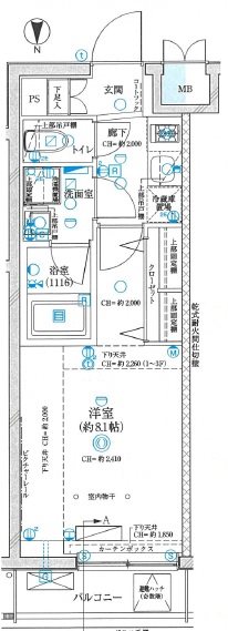 GRAN PASEO神楽坂Ⅱ 303号室 間取り