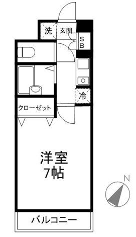 レヴィールシティ西新宿 306号室 間取り