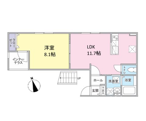 ルガール・デ・エスペランザ 102号室 間取り