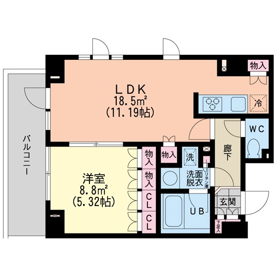 エスティメゾン新中野 307号室 間取り