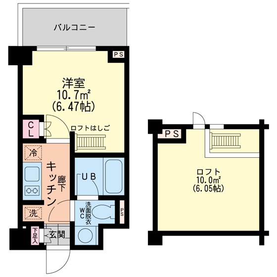 エスティメゾン新中野 404号室 間取り