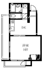 コーポ橘 501号室 間取り