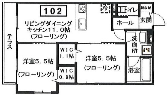 仮)へーベルメゾン宮前2丁目 102号室 間取り