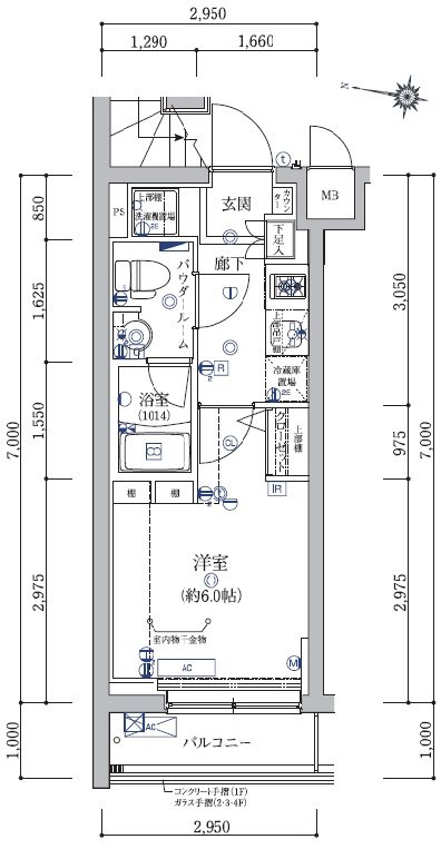 アルテシモカーロ 間取り図