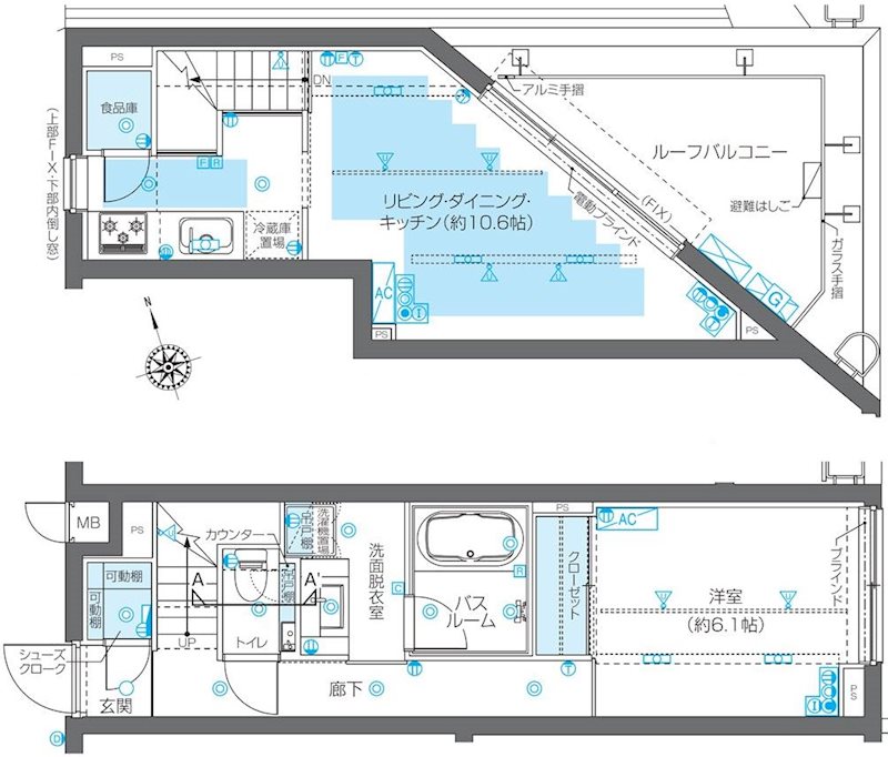 ZOOM広尾 間取り図