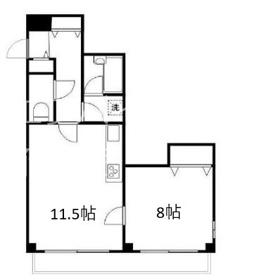 ラミューズ 302号室 間取り