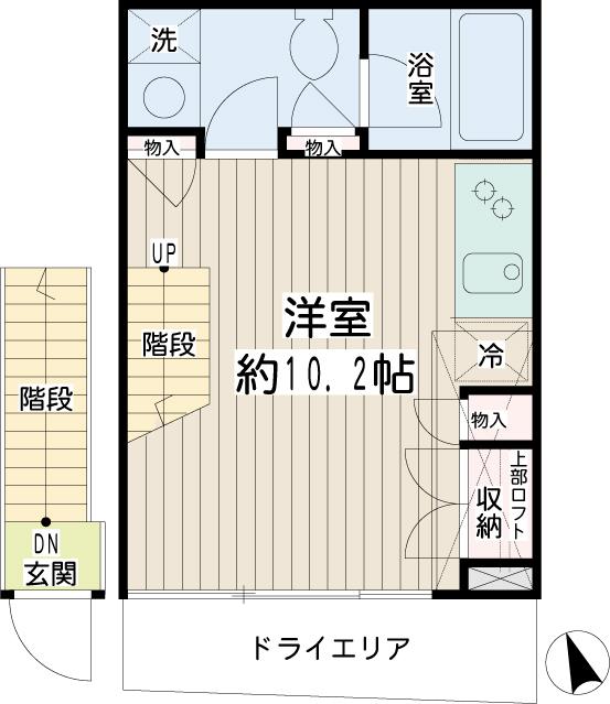 ＦＬＥＧ自由が丘ＥＬ 00004号室 間取り