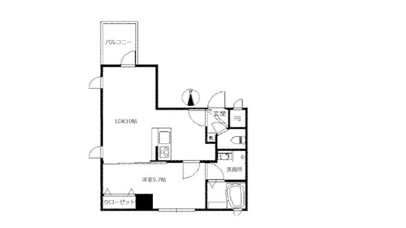 ロゼットⅡ 304号室 間取り