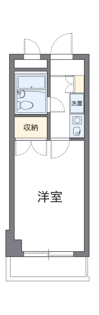 レオパレスＲＸコスモＭ 間取り図