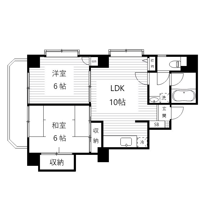 グリーンヒル文京 902号室 間取り