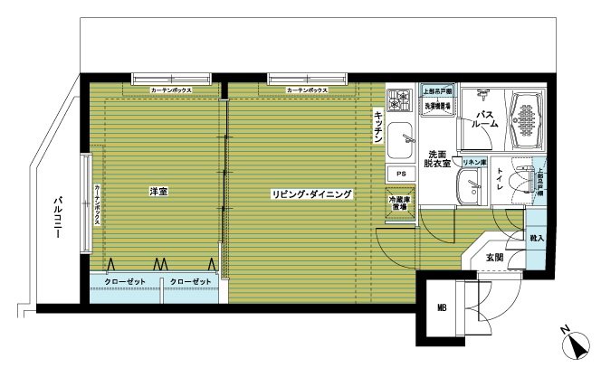 フェニックス高田馬場弐番館 301号室 間取り