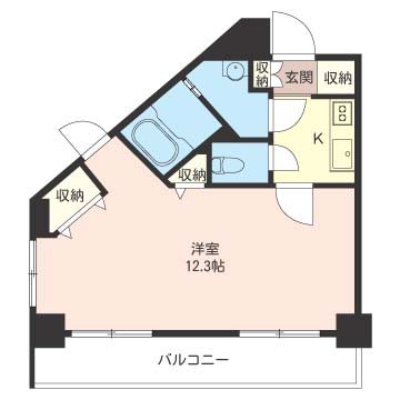 LaSante品川シーサイドⅠ 間取り図