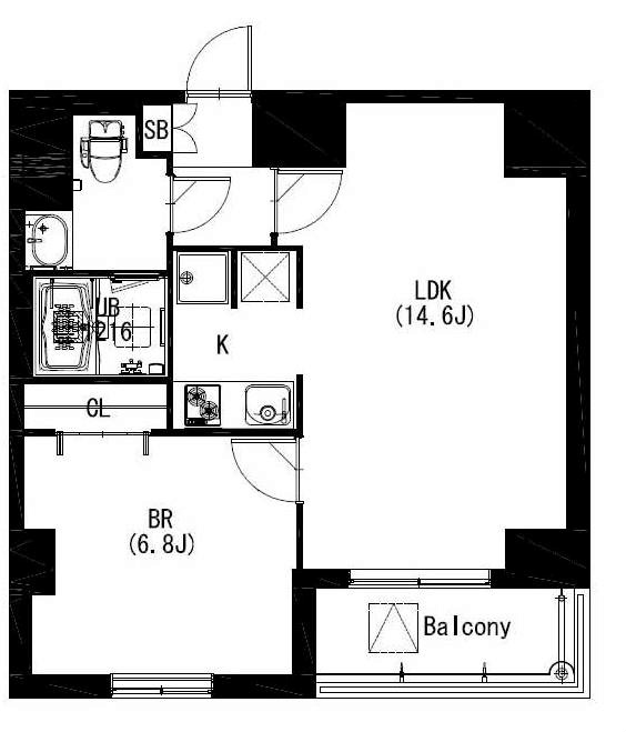 エスティメゾン戸越 間取り図