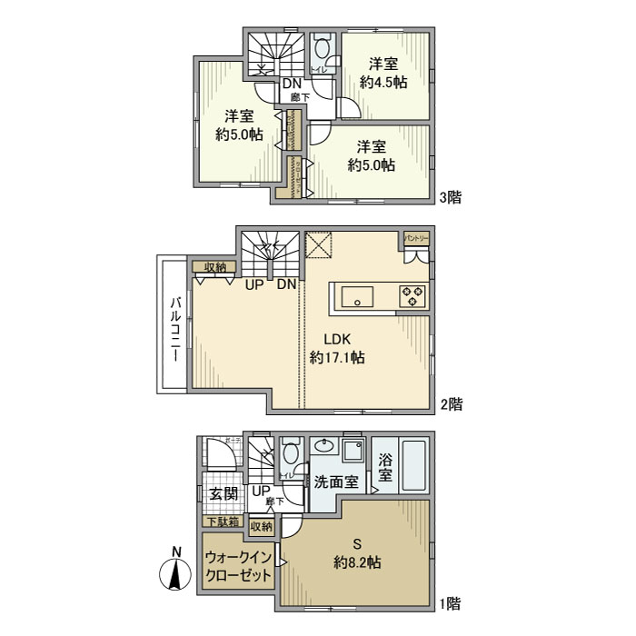 三宿戸建 間取り