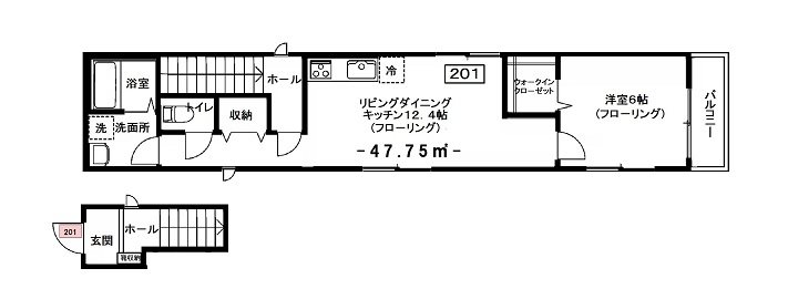 Peace桜  間取り図