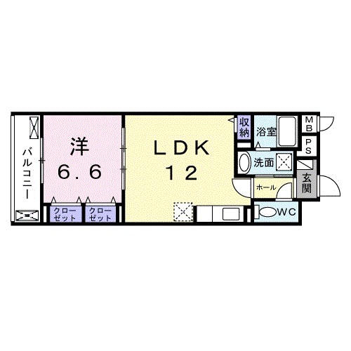 グルックパティオ高円寺 間取り図