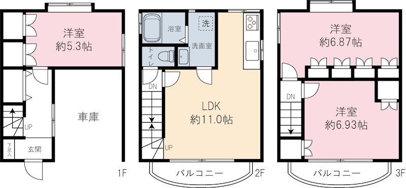 上池袋一丁目戸建 間取り