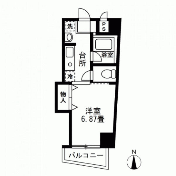 ジュネス白金 間取り図