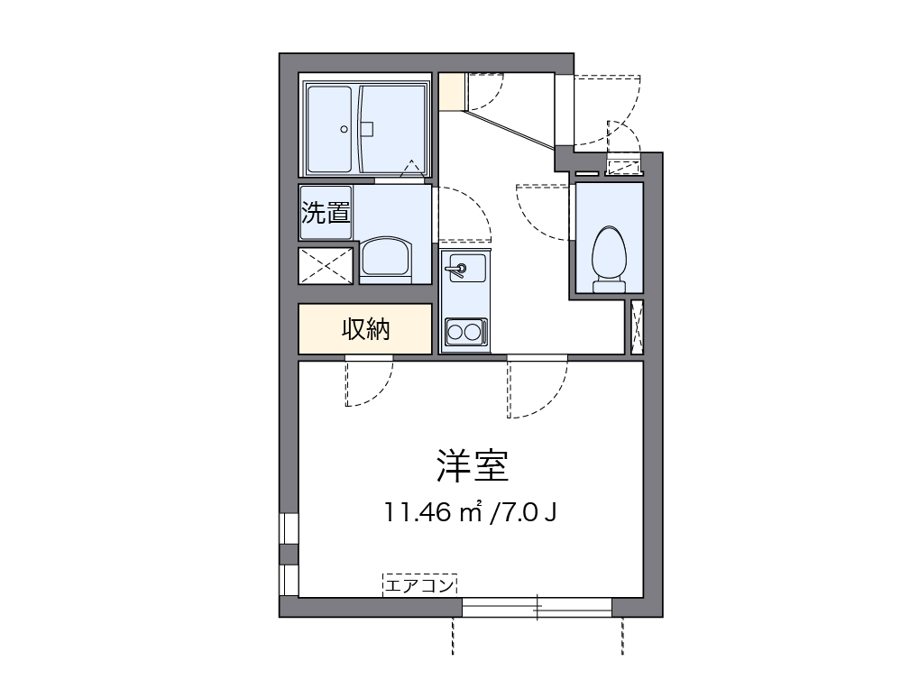 クレイノクラウドⅢ本郷 間取り図